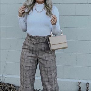 Plaid trousers